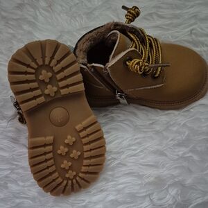 Kids Tan Boots